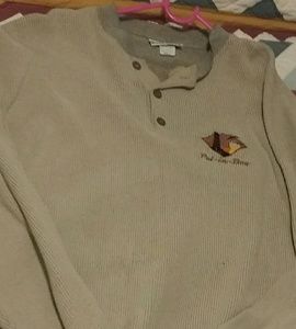 Boundary line men sweater